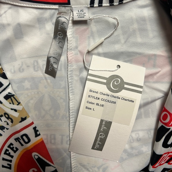 Charlie Charlie Charlotte • Large • Graffiti Travel Print • Multi-Colors Blazer - Picture 16 of 16